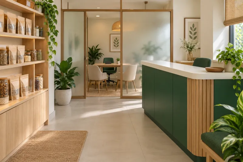 Illustrative company-operated Food Clinic interior